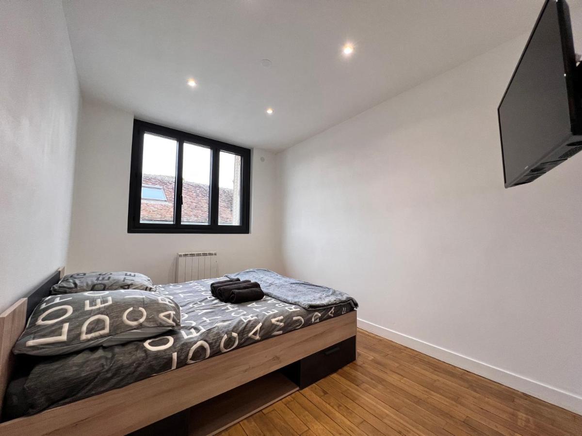 Sens - Appartement Proche Gare Et Centre Ville - Wifi Fibre - Check In Autonome - Bel Espace De Vie - Smart Tv Kültér fotó